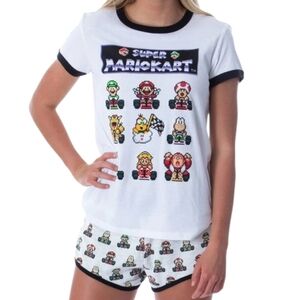 Super Mario Kart Super NES 2PC Pajama/Lounge Set